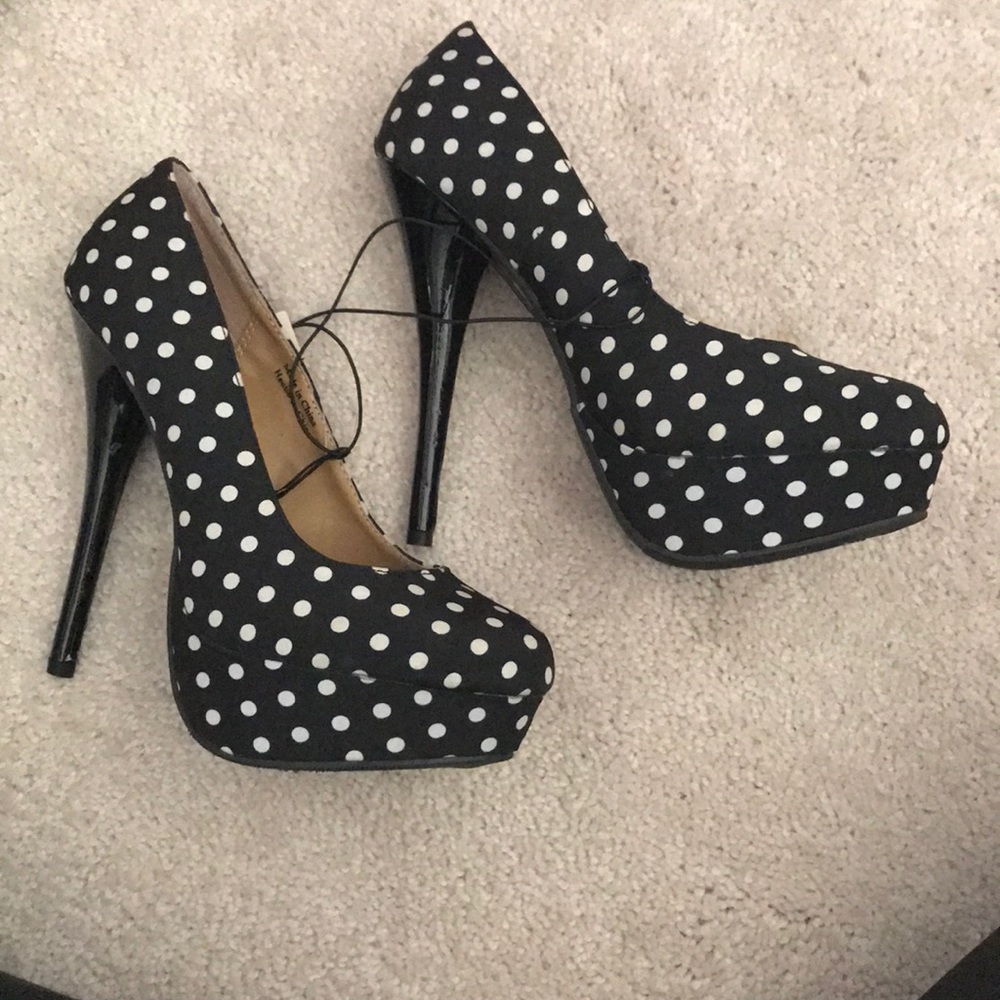 Polka Dot Heels